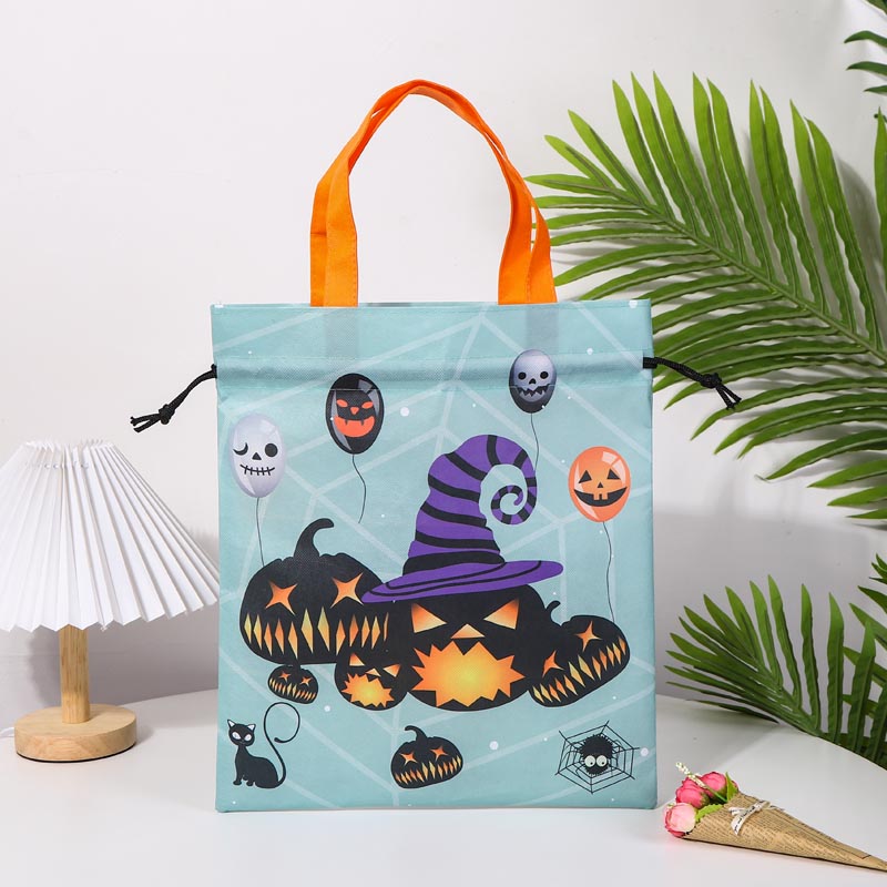 ハロウィン不織布巾着袋