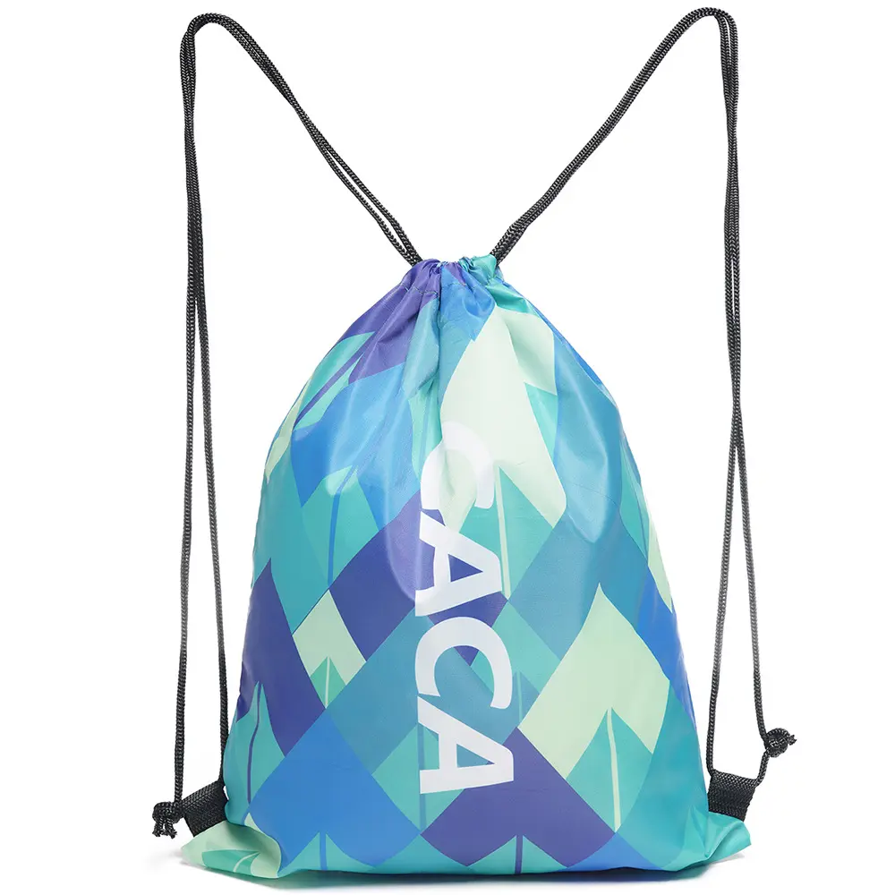 カスタムプリントされたロゴを備えたMmall Recycling Drawstringギフトバッグ
